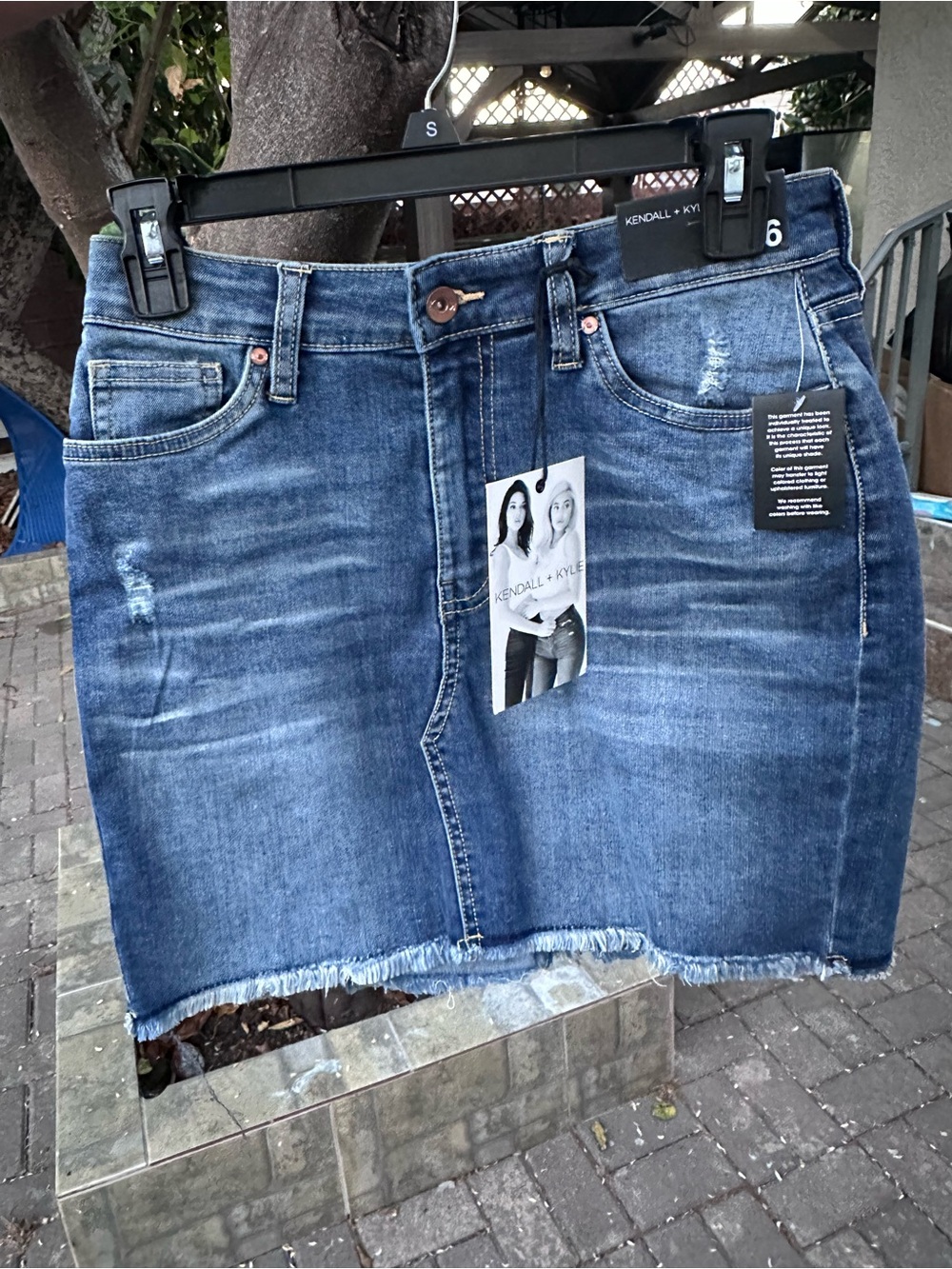 Kendall & Kylie Blue Denim Mini Skirt